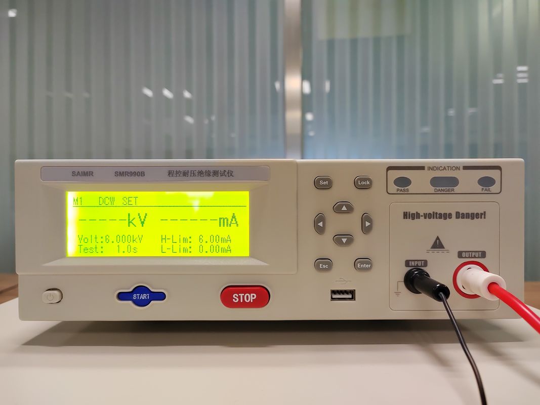 7.5kg Portable Hipot Tester Insulation Hipot Withstand Voltage Tester With Arc Detection Function 1-9 Level