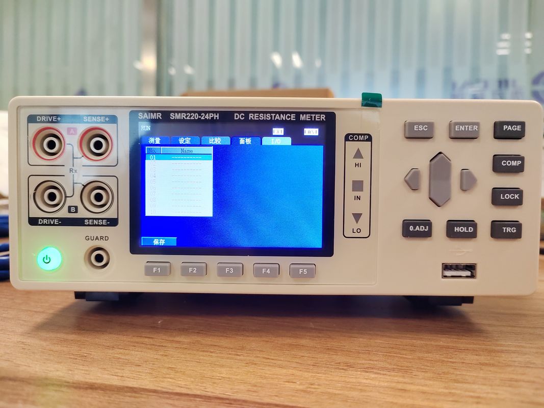 High Precision DC Resistance Tester Meter RS232 Interface 4 Wire Or 2 Wire Test Mode